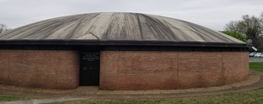 Church roof cleaning before